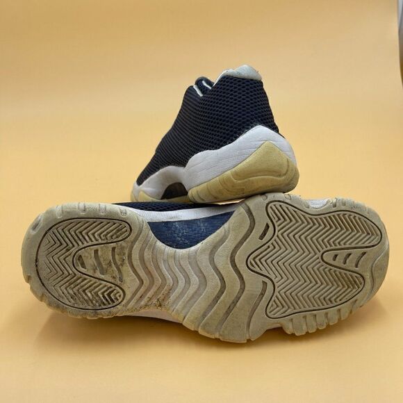 Nike Jordan Mens Midnight Navy Sneaker Shoes Sz 8 - Picture 4 of 5